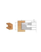 Porte-Outils à Feuillurer ELBE - Extensible de 30 à 60 mm - Diamètre 160 mm - Alésage 50 mm