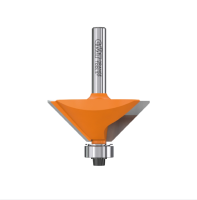 Fraise  chanfreiner CMT - Angle 45 - Hauteur 9,5 mm - Queue de 8 mm avec roulement