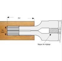 Porte-outils à Rainer LEUT - Extensible de 5 à 10 mm - Diamètre 160 mm - Alésage 30 mm 
