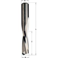 Fraise à Défoncer CMT Hélicoïdale NEGATIVE - Diamètre 4 mm - Hauteur 15 mm - Queue de 6 mm