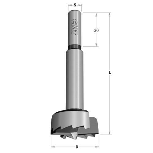 Sourcingmap Charnière Foret Forstner tige de 9 mm 38 mm de diamètre 