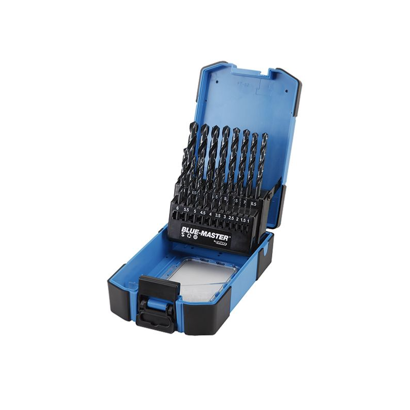 Coffret De 19 Forets HSS-G METABO - Pour Métaux, De 1 à 10 Mm - Réf 6.27153