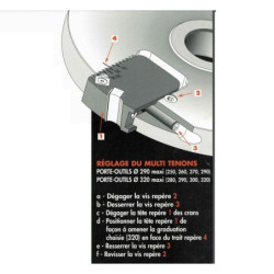 Jeu de 2 Porte-outils MULTITENON ELBE Diamètre Réglable Jeu de 2 Porte-outils MULTITENON ELBE Diamètre Réglable
