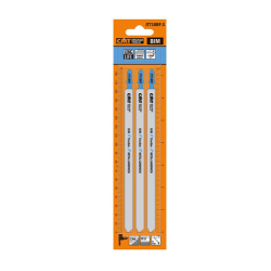 5 Lames HSS Pour Scie Sauteuse – Coupe Bois, Métal, Plastique – Longueur 132 Mm – 10-15 Dents/pouce – CMT Qualité