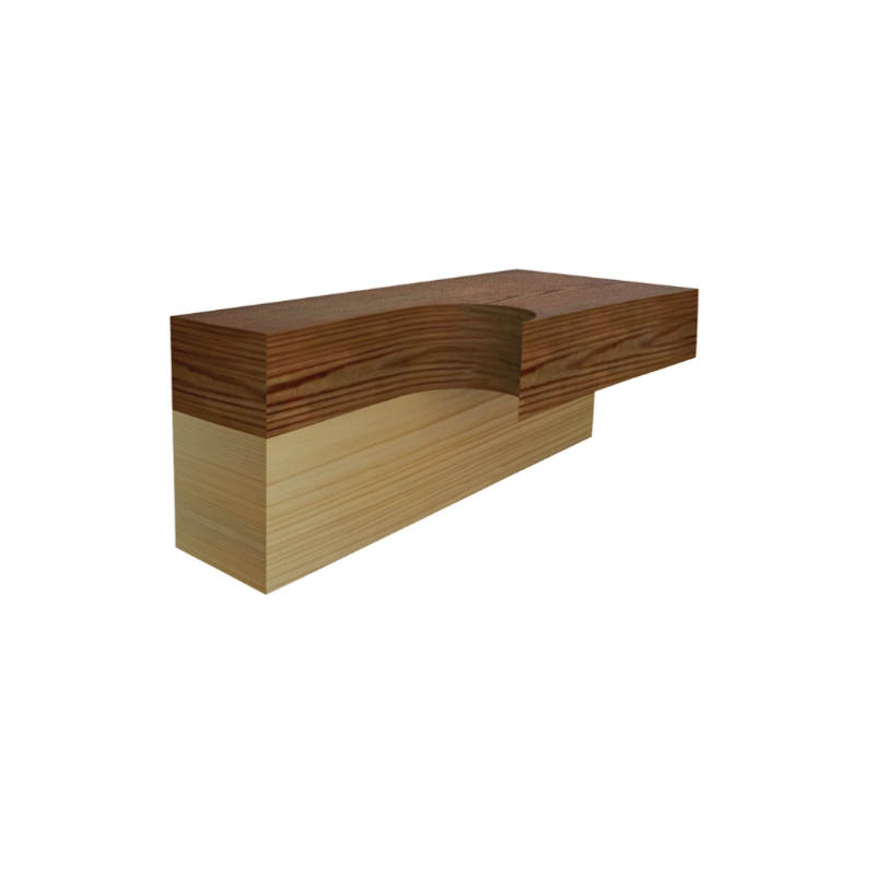 QUARKZMAN Fraise à Affleurer Carbure 1/2" Queue 1/2" | Roulement Supérieur | Coupe 30 Mm | Pour MDF, Contreplaqué, Bois