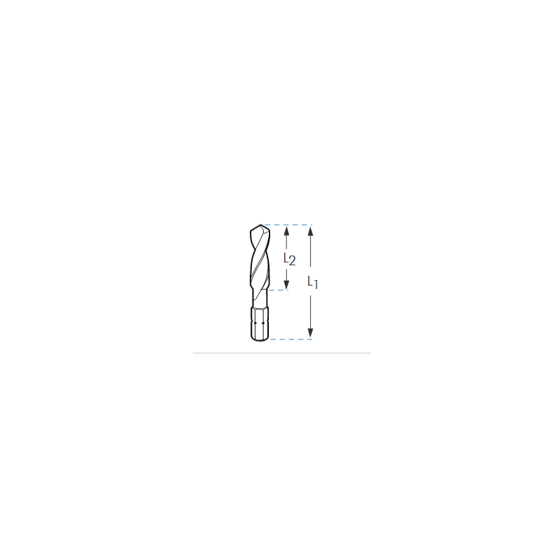 Lot De 2 Mèches à Queue Diager Pour Bois (8 Et 9 Mm) – Fabrication Française, Neuves Sous Emballage