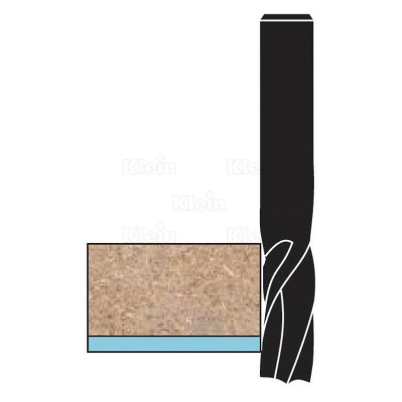 Fraise à Plan 39mm Tige 8mm 3 Flûtes Carbure Interchangeable Trvoxviq - Outil CNC Bois