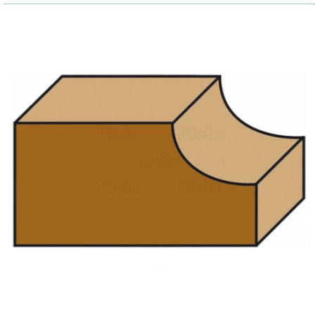 Fraise à Bout Conique HRC55 R0,5 Rayon 6 Mm Tige 30,5 Mm Longueur