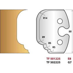 Jeu de 2 fers de toupie hauteur 50mm n°225 - CONGE MULTIPLE