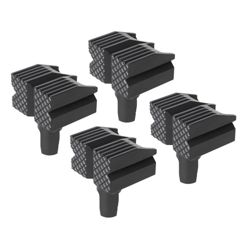 4 Pcs Butées d'Établi en Acier Inoxydable pour Trou de 19 mm Diamètre