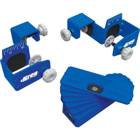 Kit De 2 Serre-Joints Pour Fixation De Façades De Tiroirs - Gabarit De Montage Précision