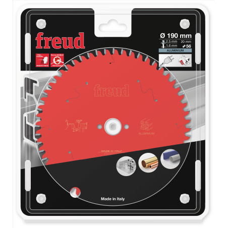 Lame circulaire ALU Ø190 x 20mm - 2,5/1,6 - Z56 - Freud FR13A001H
