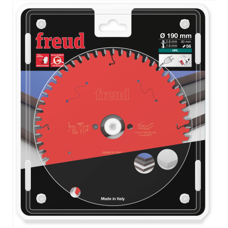 Lame de scie circulaire pour HPL - Ø190 x 30mm - 56 Dents