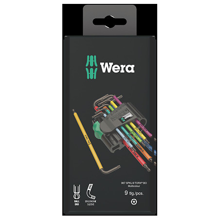 Coffret de 9 clés Torx - Wera 967/9 BO