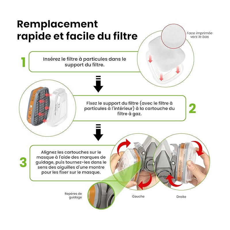 Masque De Protection Respiratoire Climax Avec Cartouches A1 – Sécurité Et Confort