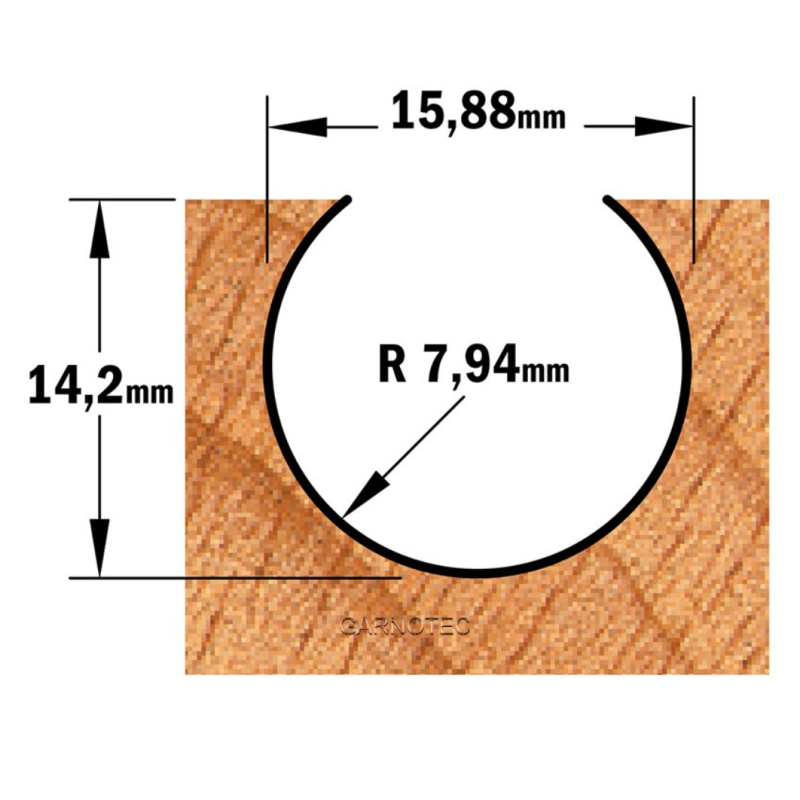 QUARKZMAN Fraise à Bout Sphérique Conique pour Fraiseuse CNC, Rayon de 0,25 mm, Queue de 1/4 en Carbure Massif Revêtu, Spirale Ascendante à 2 Flûtes, 0,5 mm Diamètre et 3 Longueur Totale