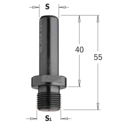 Mèche à façonner acier -...