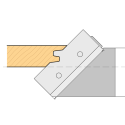Plaquettes bouvetage 45° -...