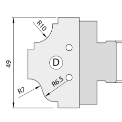 Plaquettes moulure D - LEUT...
