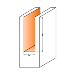 Fraise à Défoncer Carbure CMT - Diamètre 10 mm