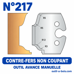 Jeu de contre-fers hauteur...