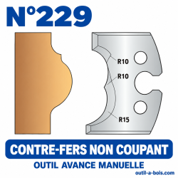 Jeu de contre-fers hauteur...