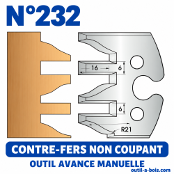 Jeu de contre-fers hauteur...