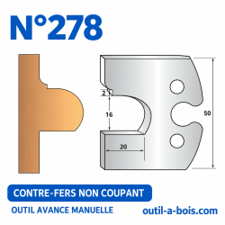 Jeu de contre-fers hauteur...