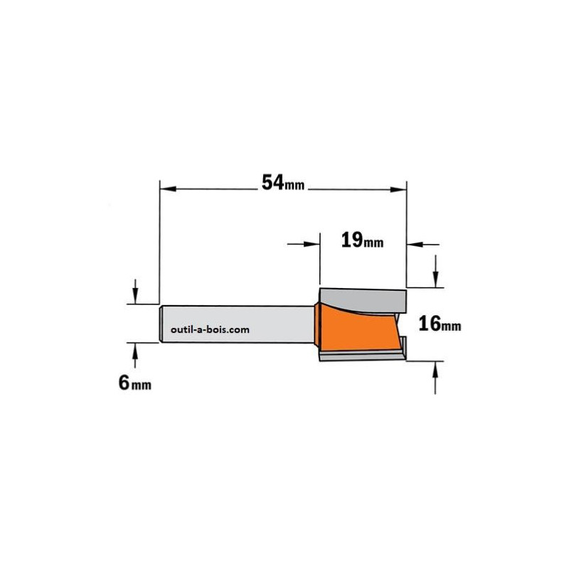 Fraise à Défoncer Ronde 6 Mm – Pour Arrondir Les Bords Sur Bois, Alliage Dur, Avec Roulement Guide - 4