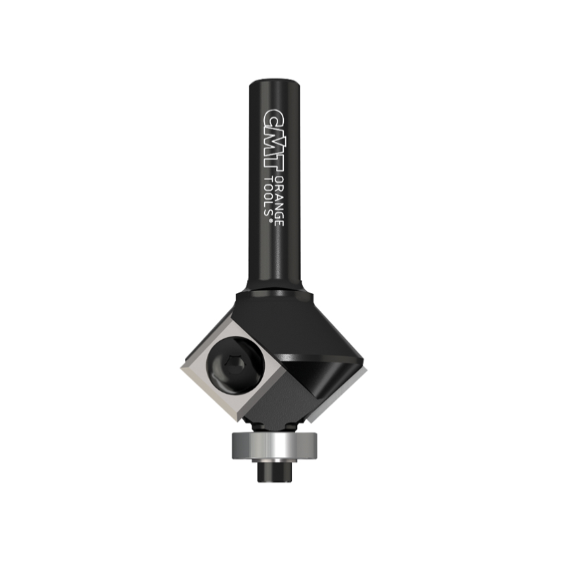 Fraise à Chanfreiner CMT 836.280.11 - Diamètre 3.8cm | Angle 45° Pour Bois & Décoration