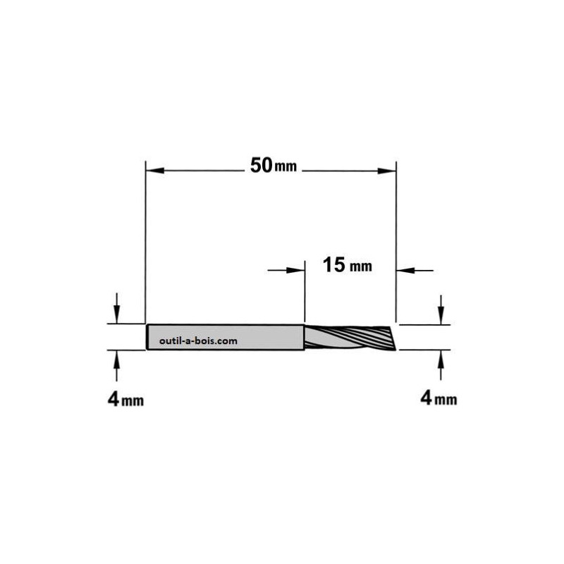 Mèche Hélicoïdale ENT 6mm X 250mm - Queue Cylindrique 11mm - Pour Bois Tendre Et Dur - Longueur Totale 320mm