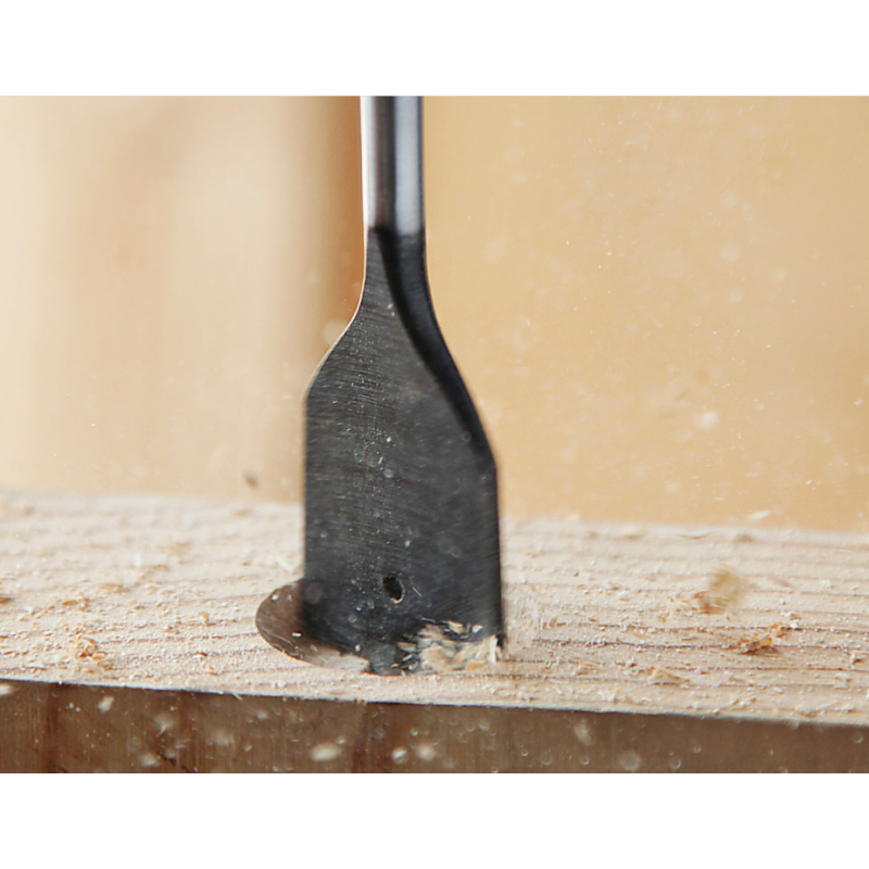 Tarière Vrille Forgée 14 Mm – Ancien Outil De Menuisier, Lame Acier, Manche Bois