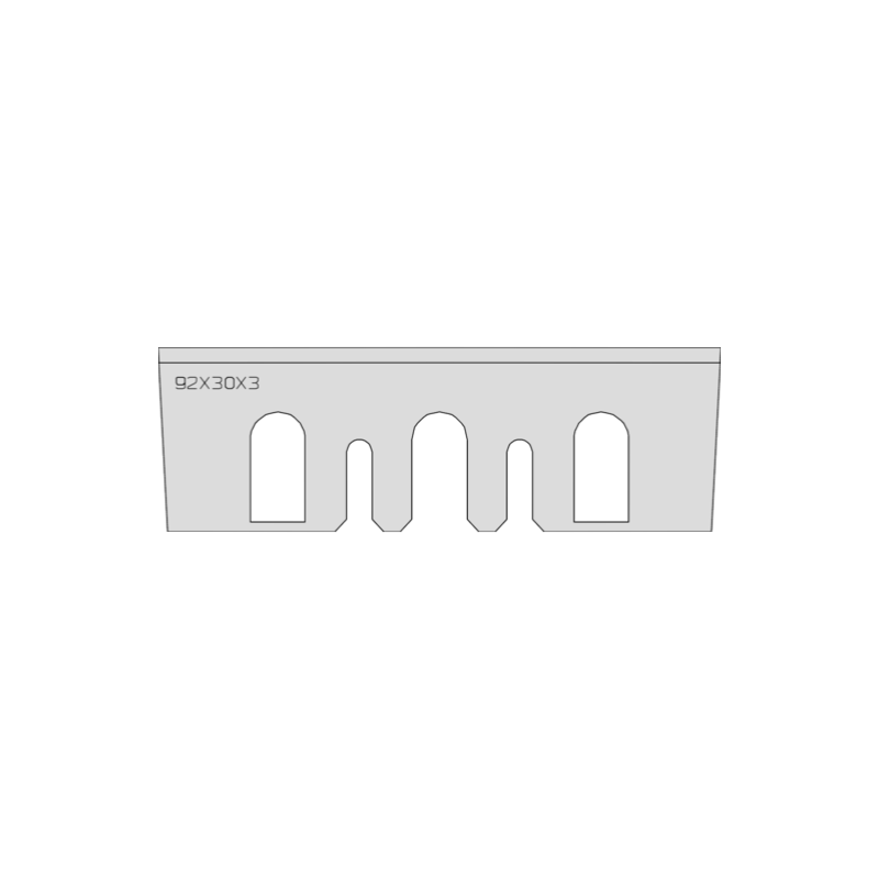 8 Fers De Rabot Système Tersa - 810 Mm Et 610 Mm HSS - Marque Barke Und Stehle - Neufs