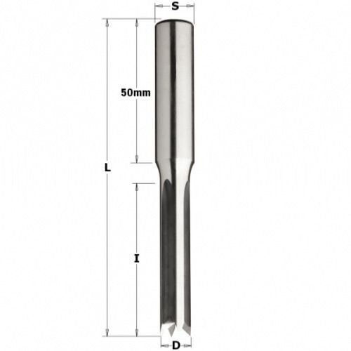Mèche à mortaiser hss Z4 coupe droite & gauche - Diamètre 15 mm - Queue de 13mm - CMT 104