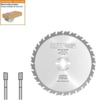 Lame circulaire carbure BOIS - Diamètre 300mm - Alésage 30mm - 28 dents alternées + anti-recul - Ep 3,2/2,2 - CMT Orange tools