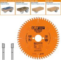 Lame circulaire CMT pour coupes de précision  - Diamètre 180mm - Alésage 30mm - 56 dents alternées - Ep 3,2/2,2 - CMT Orange tools
