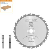 Lame circulaire CMT pour coupes en longueur pour portatives  - Diamètre 300mm - Alésage 30mm - 24 dents alternées - Ep 3,2/2,2 - CMT Orange tools