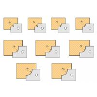 Porte-outils LEUT pour Quart de Rond multi rayon (2, 3, 4, 5, 6, 7, 8, 9 et 10mm) alésage 50mm