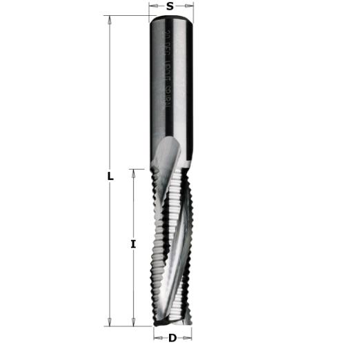 Fraise à Défoncer CMT Hélicoïdale EBAUCHE - Diamètre 20 mm - Hauteur 72 mm - Queue de 20 mm