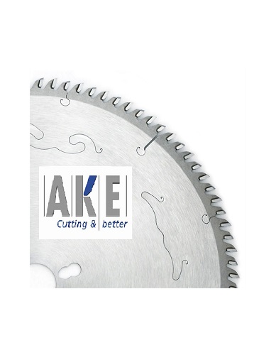Lame circulaire carbure Panneaux MELAMINE/AGGLO - Diamètre 300mm - Alésage 30mm - 72 Dents positives Quality - Ep 3,2/2,2 - AKE