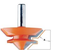 Fraise CMT pour bouvetage d'angle - Hauteur 28,5 mm - Queue de 12 mm