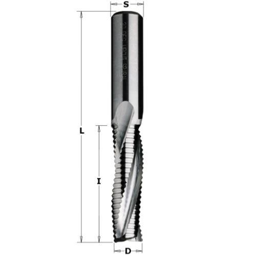 Fraise à Défoncer CMT Hélicoïdale EBAUCHE - Diamètre 20 mm - Hauteur 102 mm - Queue de 20 mm