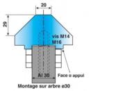 Porte-Outils LE RAVAGEUR à Coupe D'Onglet M14 - Diamètre 88mm 