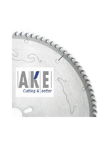 Lame circulaire carbure PLASTIQUE/PVC - Diamètre 305mm - Alésage 30mm - 96 Dents alternées négatives - Ep 2,8/2,0 - AKE