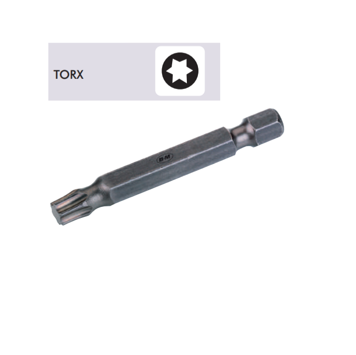 Embout de visseuse Torx T20 x 50mm vendu à l'unité