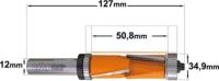Fraise à Affleurer CMT XTREME - Diamètre 34.9 mm -  Hauteur 50.8 mm - Queue de 12 mm avec double roulement