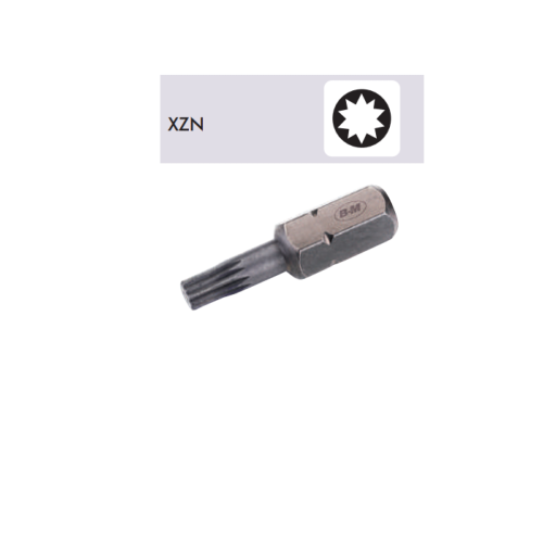 Embout de vissage XZN N°8  , longueur 25mm
