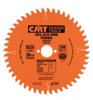 Lame circulaire CMT pour coupes transversales pour portatives - Diamètre 165mm - Alésage 20mm - 24 dents alternées - Ep 2,6/1,6 - CMT Orange tools