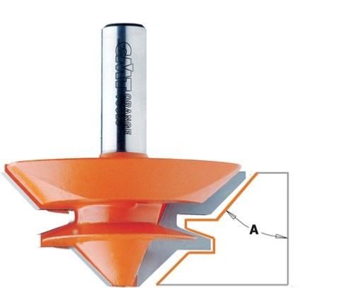Fraise CMT pour bouvetage d'angle - Hauteur 28,5 mm - Queue de 12 mm